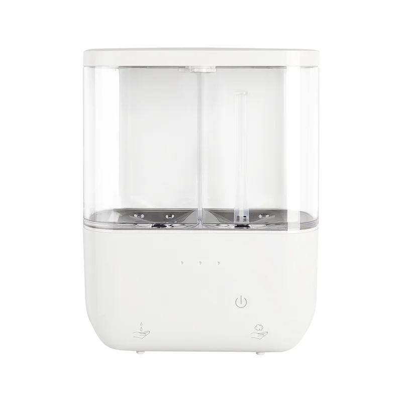 500ML*2 Doppelkopf 2-in-1 Wandmontierter Elektrischer Intelligenter Infrarot Automatischer Seifenspender mit Sensor für Küche Badezimmer Toilette