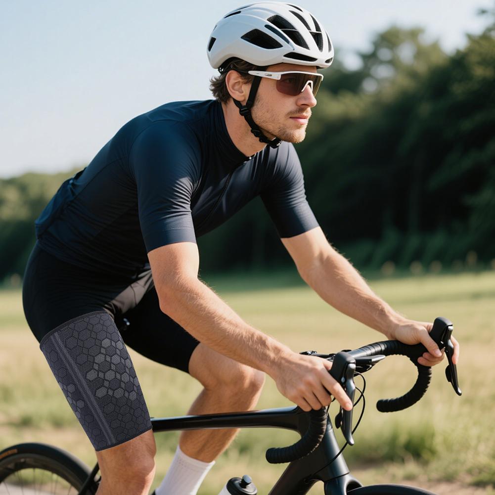 1 PC Thigh Compression Sleeves Joint Protection and Support for Running Sports Leg Pain Relief Leg Brace for Men and Women