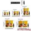 2pcs   2D FLAT PRINTING Curtains (Without Rod) Tropical Feast Modern Contemporary Curtains Fabric Curtains Outdoor Decorations