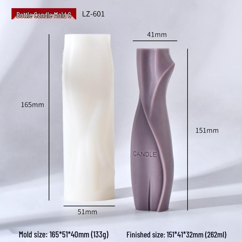 

Форма для ароматической свечи Sanshin в форме вазы для DIY флакона для духов и гипсовых диффузорных камней