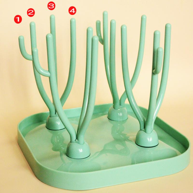 Baby Bottle Drying Rack Feeding Cup Holder Removable Collapsible Tree Rack Cleaning Pacifier And Accessories Storage Drying Rack