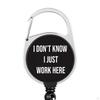 Verpleegkundige Intrekbare Badge Reel Houder Naamclip Accessoires met Draaibare Karabijnhaak voor