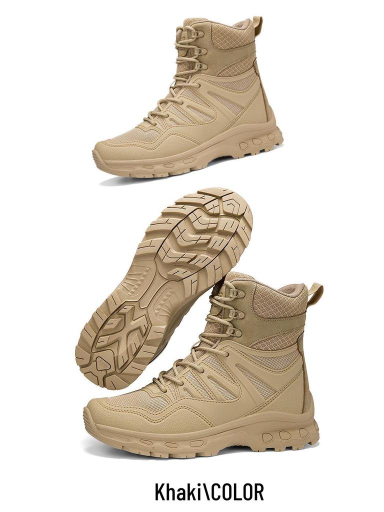 2025 Plus Size Men's Outdoor Tactical Off-road Running Combat Boots
