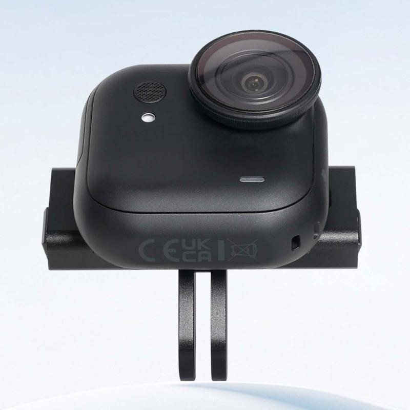 Compactly Magnetic Quick Release Mount Base For GOUltra Action Cameras Secure Durability Aluminum Alloy ABS Two-claw Design