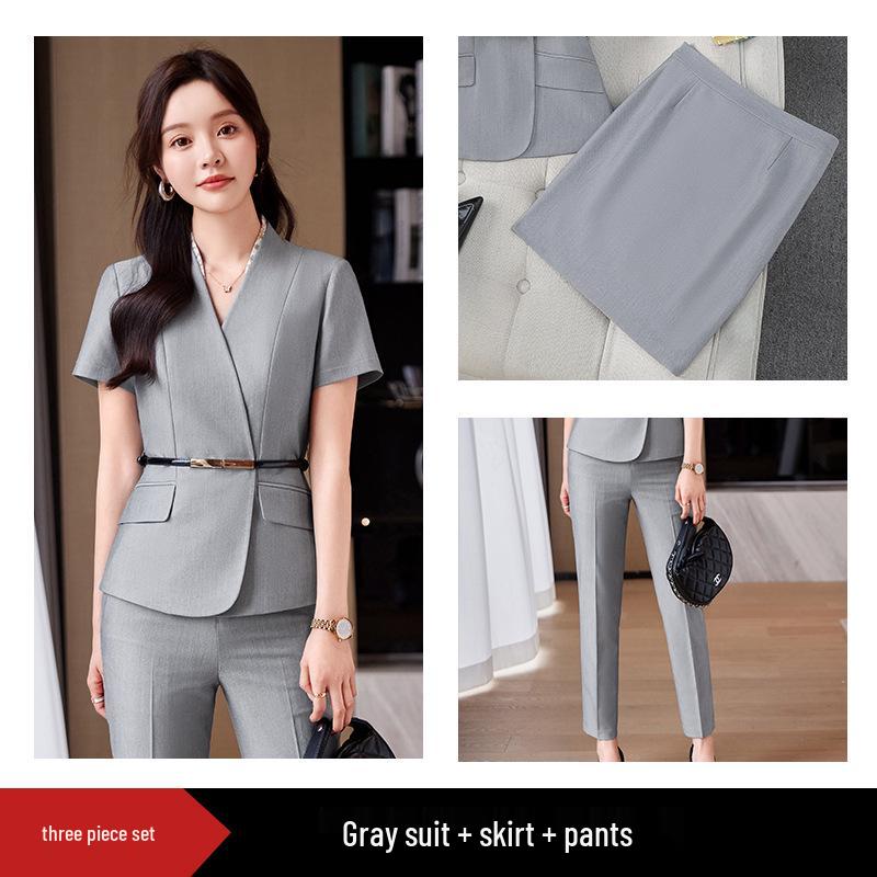Women's Professional Goddess Style Suit: Fashionable Formal Workwear for Office and Business