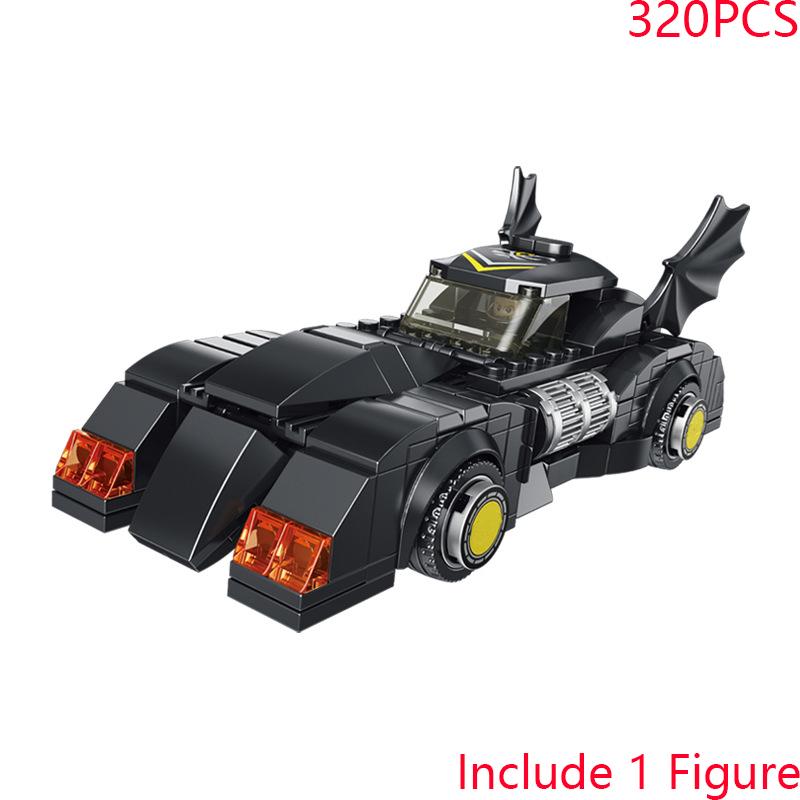 Superhero Night Knight Bat Vs Joker Harley Quinn Supercar Action Figure Building Blocks Sets Movie Model Bricks Kids Toys Gifts