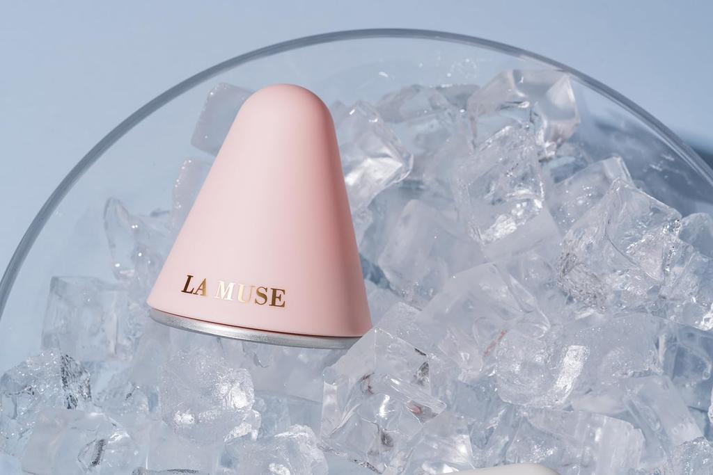 LAMUSE Perfect Cooler Face Roller Sensation Pore Face Body Ice Skin Home Korean Pink [Cooling & Care] Cooling, Care, Massage, Beauty, Cosmetics,