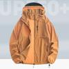 Haut Sonnenschutzjacke Herren Sommer UV Leichtgewicht Eisseide Kapuzenmantel Outdoor Reiten Angeln Windjacke