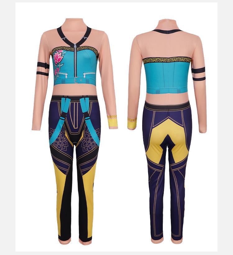 K-POP Demon Hunter Jentegruppe Cosplay Kostyme for Barn - Superstar Rumizzoi Kolleksjon