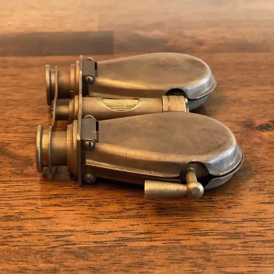 

Antique Vintage Brass Binocular Folding Nautical Binoculars/Spyglass коричневий