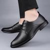 Fashion Classic Men Shoes for Wedding Lace-Up Dress Men's Shoes Genuine Leather Men's Business Shoes Handmade New Male Oxfords Footwear