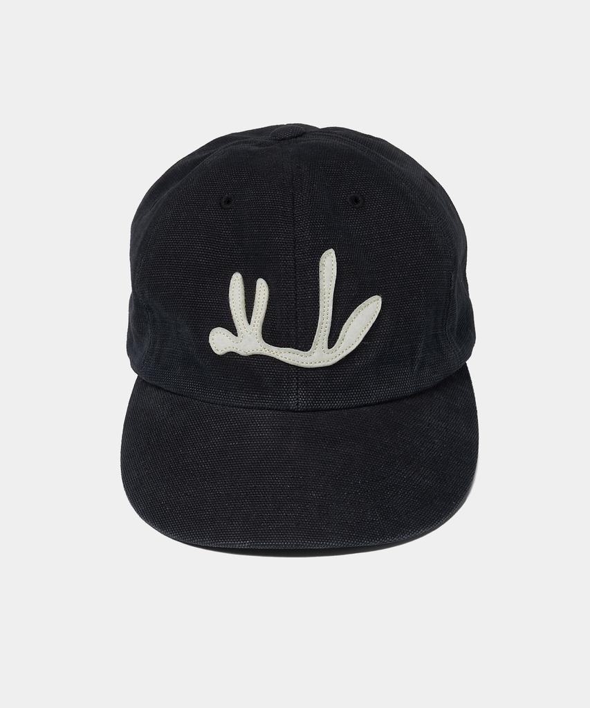 Jou Vintage gewaschener Fallkappe (Gewaschenes Schwarz)