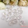 Transparente Acrylperlen 12MM für DIY-Vorhangschmuck - Farbiges Eckperlenmaterial aus Kunstkristall