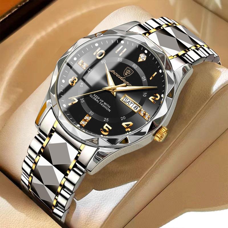 New Men's Watch Luxury Waterproof Luminous Quartz Watch