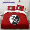Set Copripiumino Trapuntato Modello SC Freiburg Decorazione per la Casa Regalo (1 * copripiumino + 2 * federe senza imbottitura)