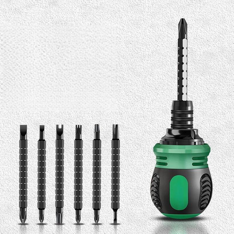 2/3/4/7Pcs Multifunctional Adjustable Inner Cross Shaped Triangular Plum Blossom Shaped Screwdriver Ratchet Screwdriver Set