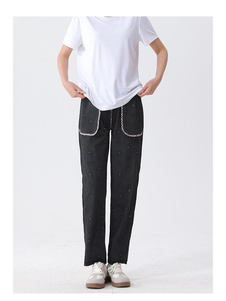 2026 Women's Ice Silk Quick-Dry Summer Casual Pants - Breathable, Lightweight Sportswear
