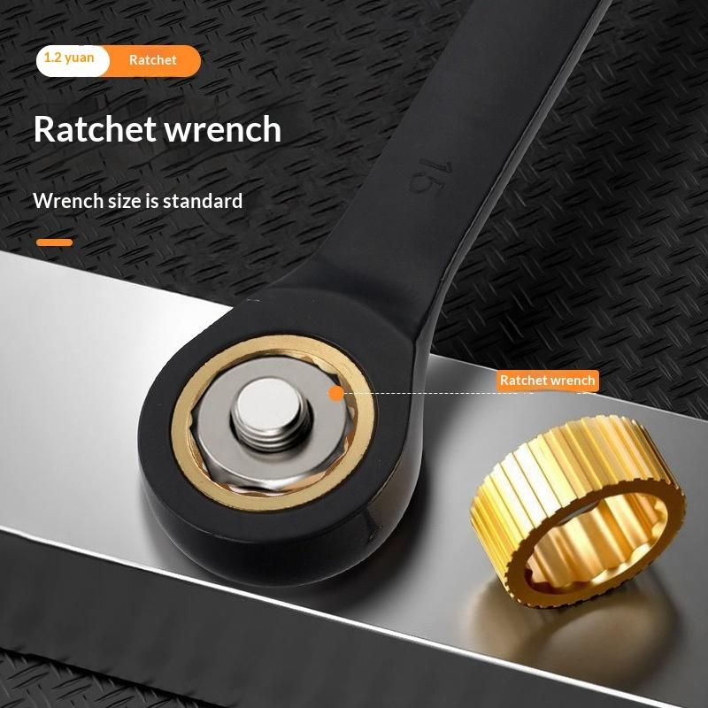 Ratchet Combination Wrench 72 Tooth Chrome Vanadium Steel Heavy Duty for Auto Repair Home Furniture Disassembly Work