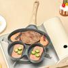 Wooden Handle MIni Omelette Pan Frog Smiley Grilled Steak Cooking Pan  Gas Induction Cooker