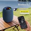 P173 Bluetooth Portable Wireless Handheld Speaker with Subwoofer and Card Slot for Outdoor Use