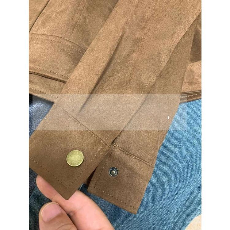 Women's Short Fleece Lined Thick Jacket Korean Style Casual Autumn Winter Coat