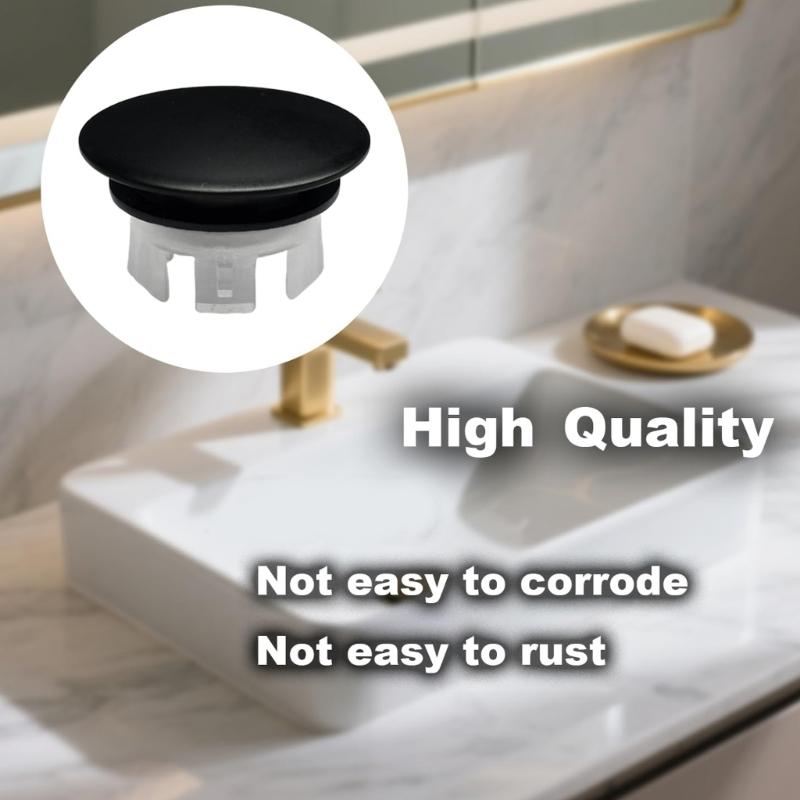 2 szt. Uniwersalne Nakładki Przelewowe Pierścienie Przelewowe Zlewu Łazienkowego Szybki Montaż Odpowiednie do Odpływu Łazienkowego
