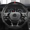 For Skoda Superb 1 2 3 Car Steering Wheel Cover Carbon Fiber+ PU Leather Auto Interior