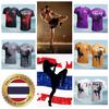 Muay Thai T-Shirt Kick Boxing 3D Print Vintage Training UV Protect Quick Dry Men Women Unisex Short Sleeve Round Neck MMA Mix Martial Art