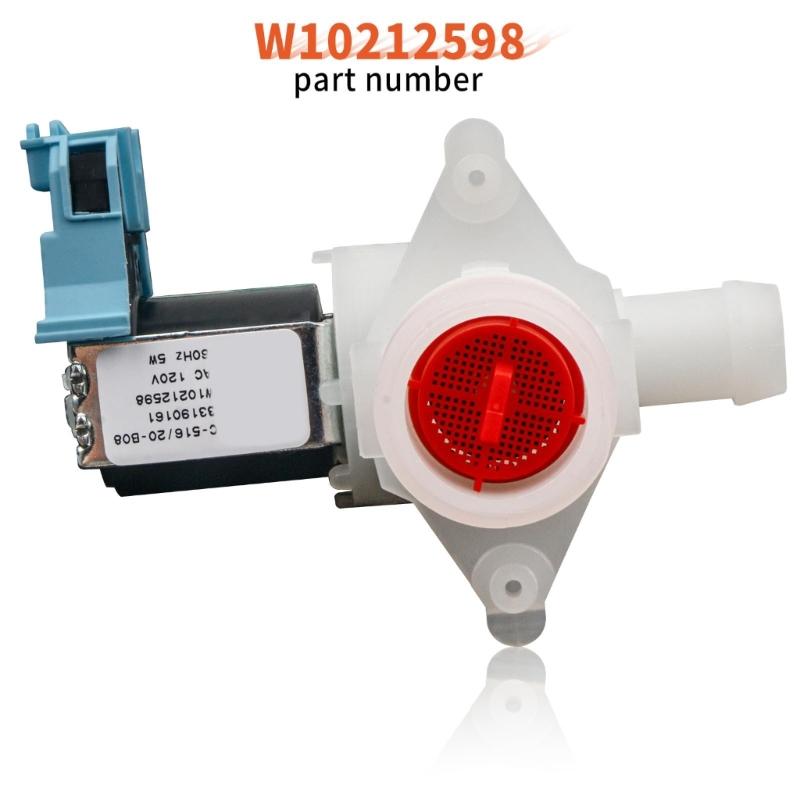 W10212598 Washing Machine Inlet Adapter for AP6017175 WPW10212598 PS11750470 Washer Water Inlet Solenoid Adapter Replacement