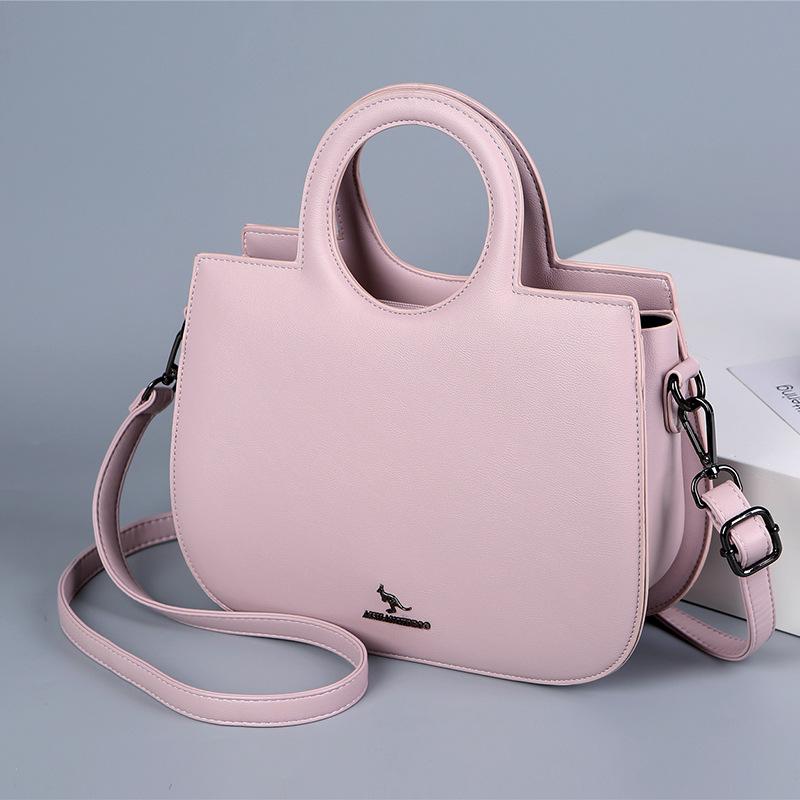 Borsa a Mano Anello Vintage Borsa a Spalla Semplice All-in-one Borsa Tote Grande Capacità Borsa a Tracolla Piccola Senso Avanzato