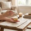 Mini Bol Chantant Portable Fait Main avec Maillet Diffuseur d'Huiles Essentielles Son Métallique Son de Cuivre Décoration de Maison