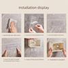 Modern Bathroom Tissue Storage Box Waterproof Adhesive Wall Mount Holds Paper Rolls Washcloths