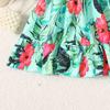 Girls' Dress Children'S Clothing New Spring-Summer Style With Flying Sleeves Cute Bow On The Back Casual Printed Dress