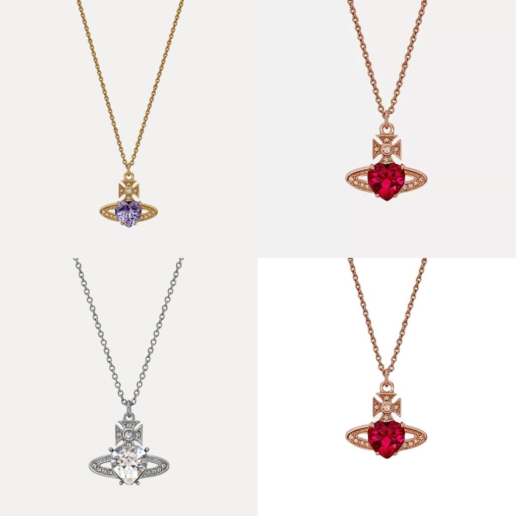 Pendant Ariella Westwood Necklace Fashionable Women Collarbone Chain