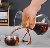 Gugrida Coffee Server, Drip Coffee Server, Hand Drip Coffee Server, Heat and Cold Resistant, High Boron Silica Glass Material (600ml)