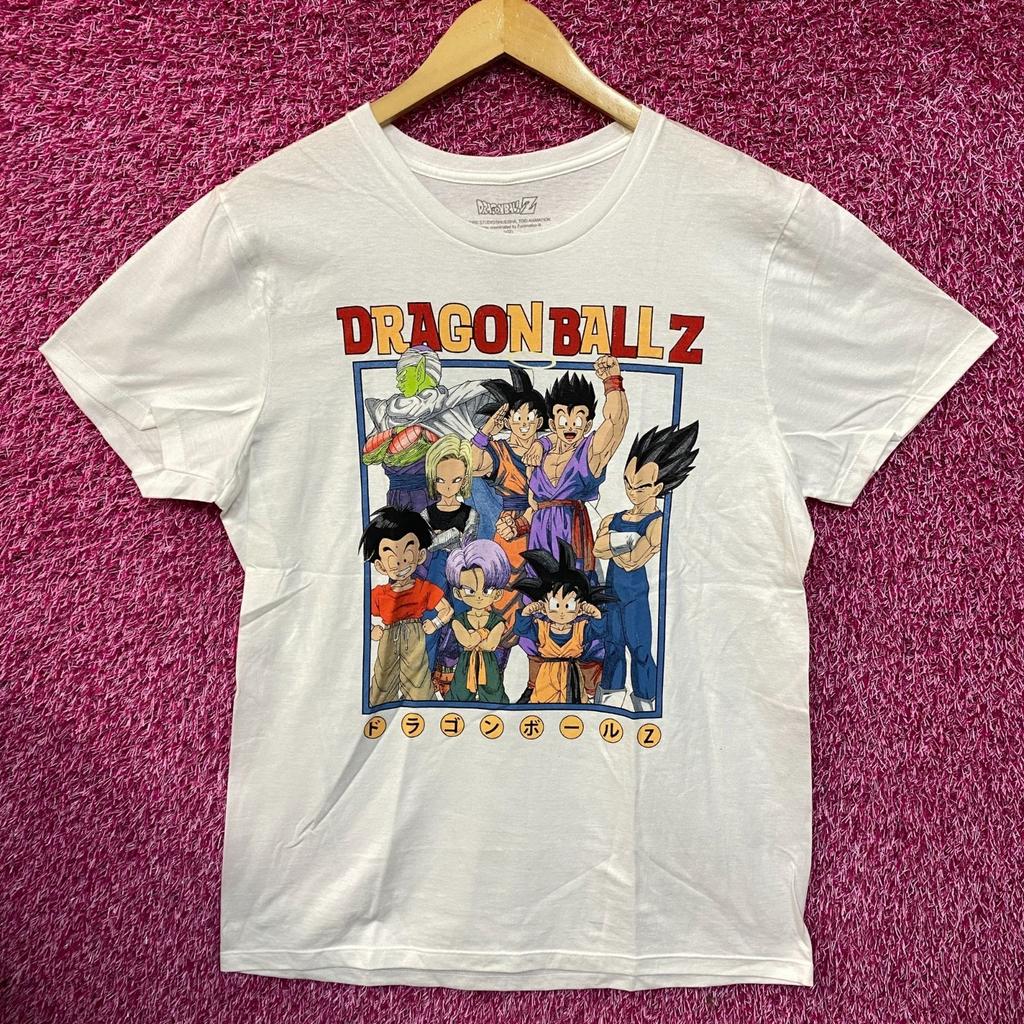 Dragon Ball Z Group Portrait Anime 100% Cotton T-shirt Mens Tees Top