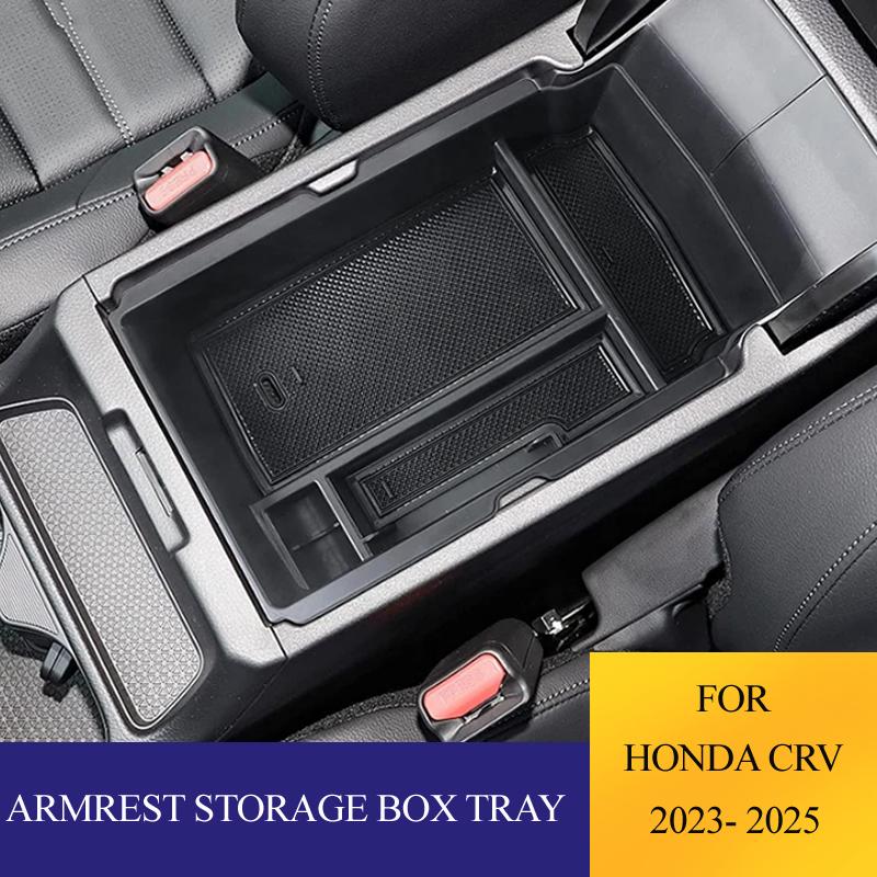 ABS Armrest Storage Box for Honda CRV CR-V 2023-2025 Organizer Central Console Containers Support Tray Car Accessories