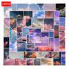 54 Aesthetic Starry Sky Cloud Stickers: Waterproof Decals for Luggage, Car, and Phone Cases
