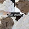 Autumn and winter new wool hat crimped knitted bag head cold hat women's single-layer thin stacked hat shows small face