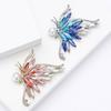 Luxus Strass Schmetterling Broschen für Damen Unisex Perlen Insekten Pins Event Party Geschenk Rucksack Dekoration Kleidung Accessoires