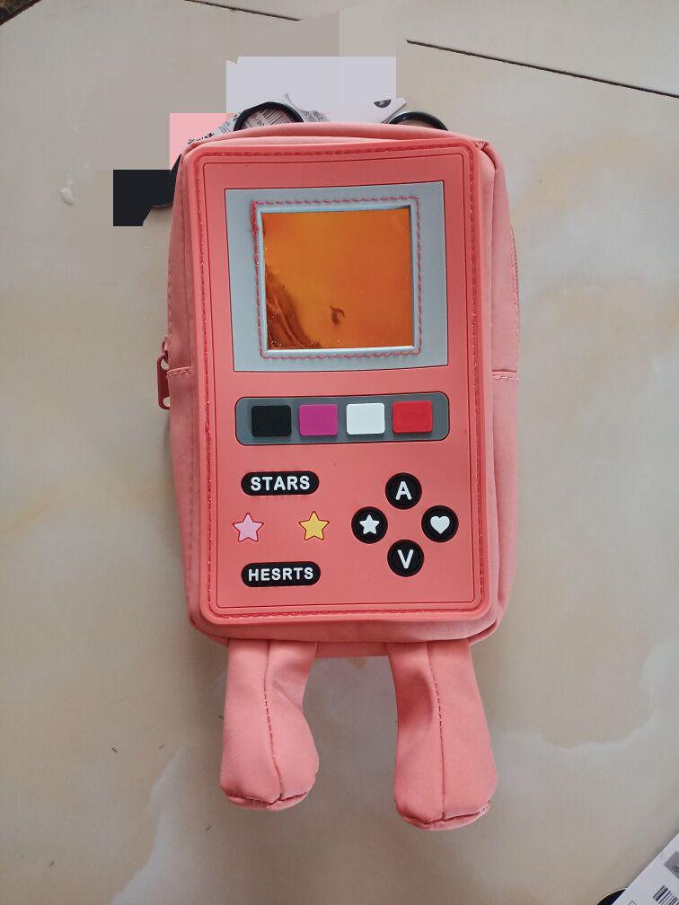 

Z Family Children s Nintendo Game Console Crossbody Bag - Cartoon Design (2021) 19x12x5cm темно-розовый