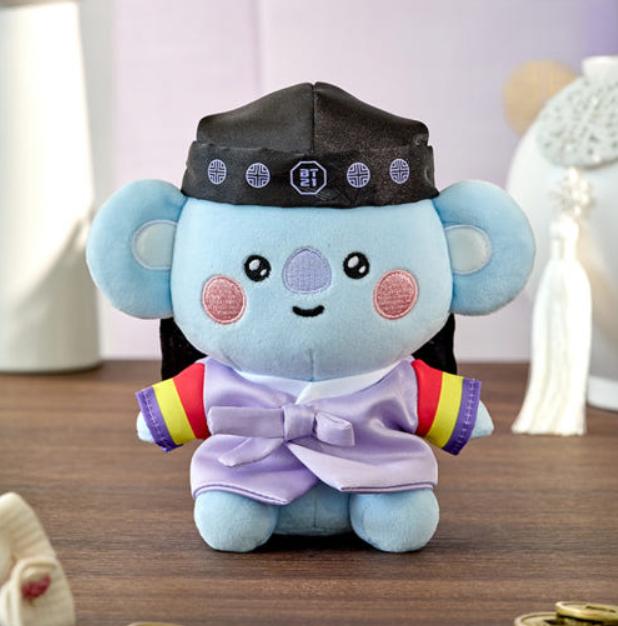 BT21 BABY Premium K Edition Sitting Plush – COOKY, CHIMMY, MANG, SHOOKY, RJ, KOYA, TATA