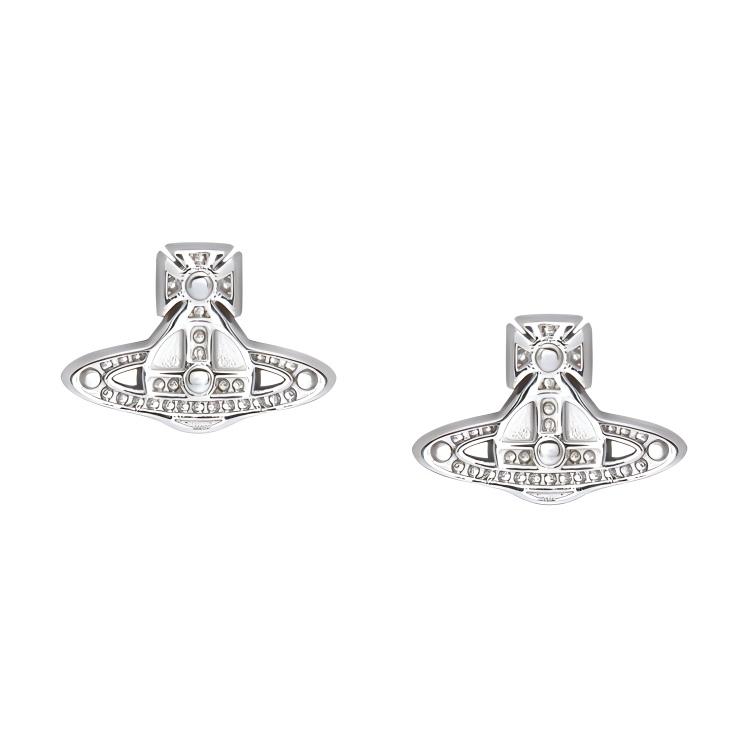 

Vivienne Westwood Oslo Exquisite Casual Fashion Versatile Saturn Earrings Women earrings Silver 6201015901P019P019 Box