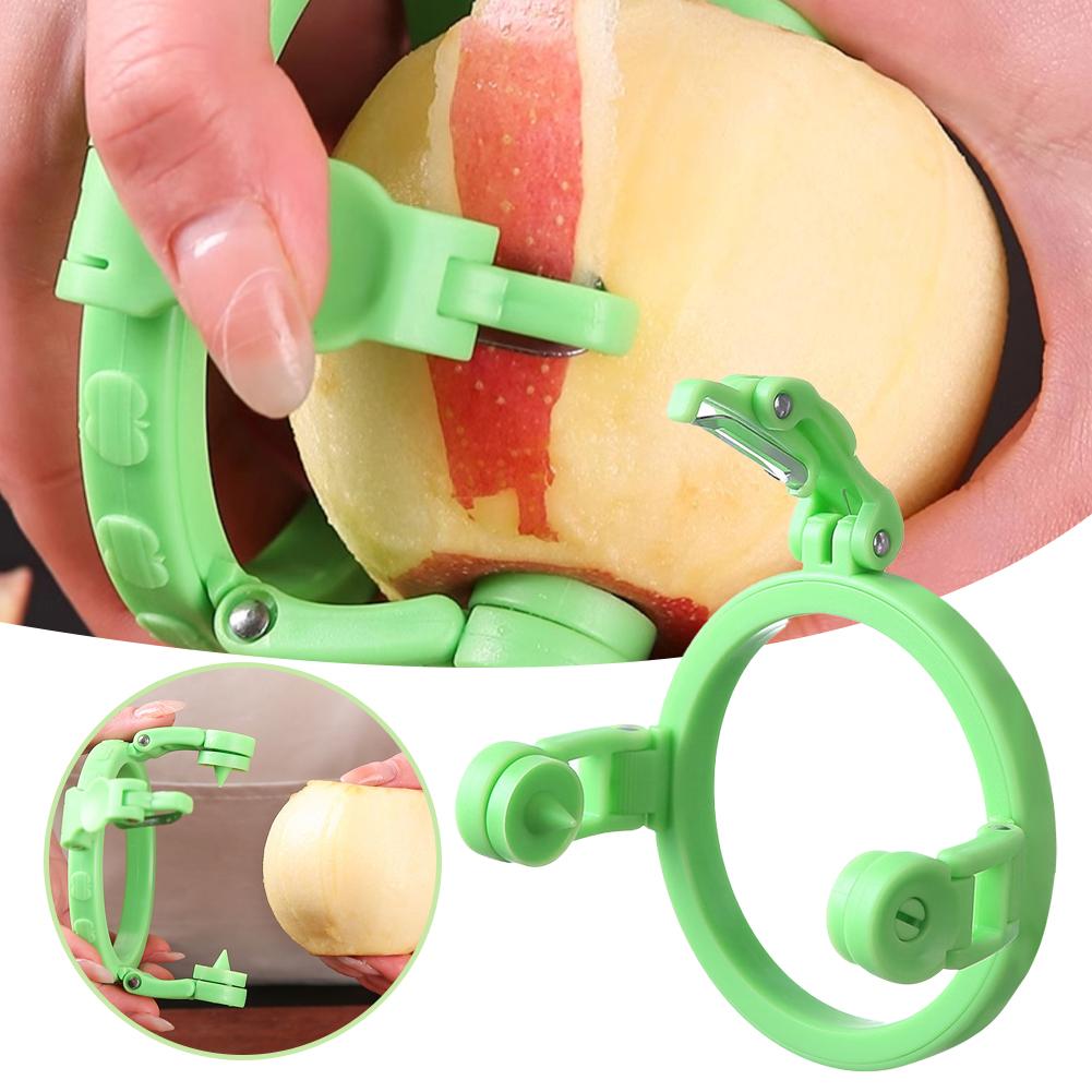 Handheld Apple Peeler Manual Rotating Apple Pear Peeler Apple Gadget Rotation Spiralizer Fruit Peele Zester Hand Peeling Ki C3G7