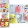 Adorable Bubble-blowing Chicken Plush Doll Keychain Soft And Cute Short Plush Gift