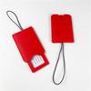 Portable Luggage Tag Travel Accessories Pu Leather Suitcase Identifier Name Address Tags