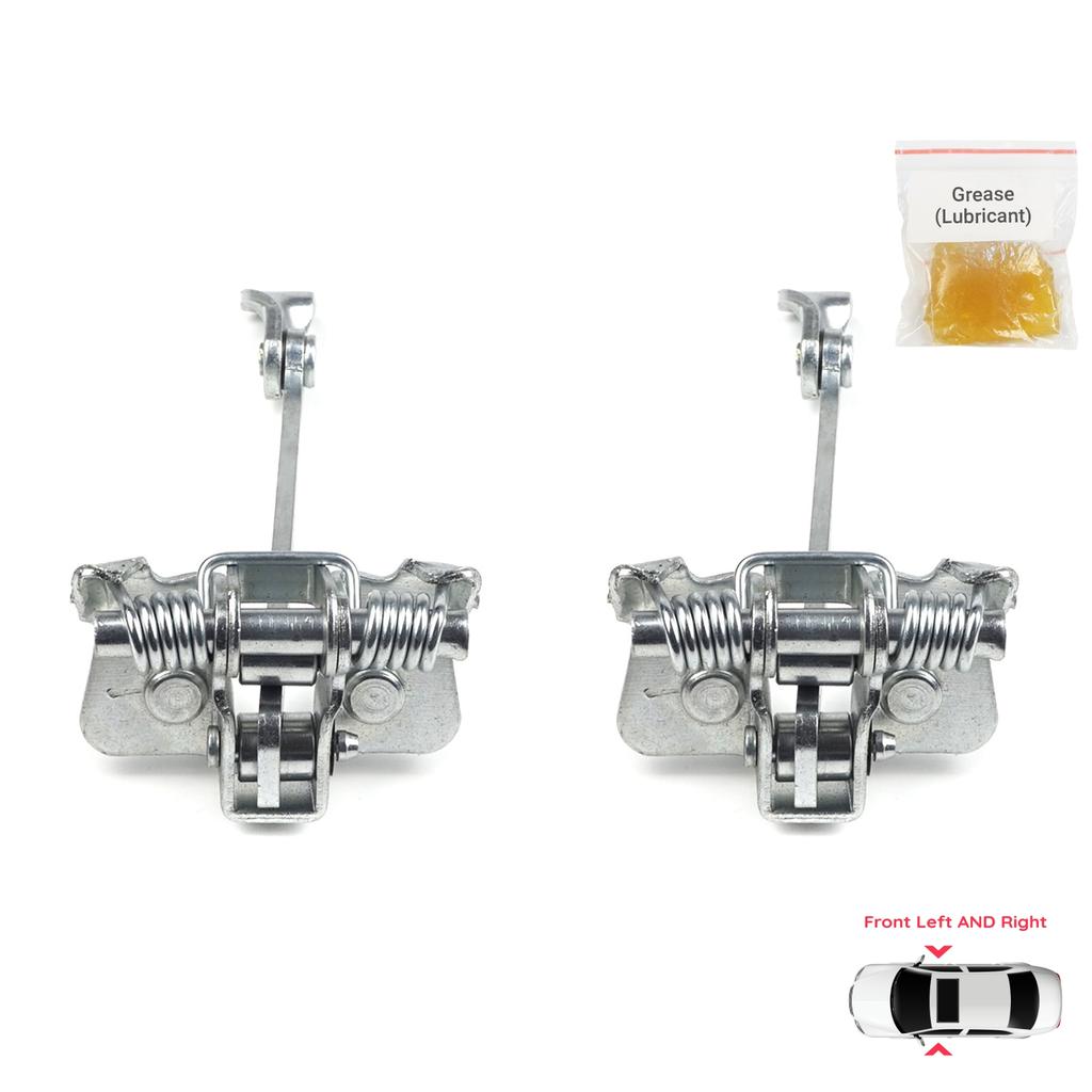 EDP699-1 2 Pieces Front Left AND Right Door Catch Hinge Brake Stop Check Strap Limiter for Renault Scenic MK1 JA0/1 1996-2003 7700834326