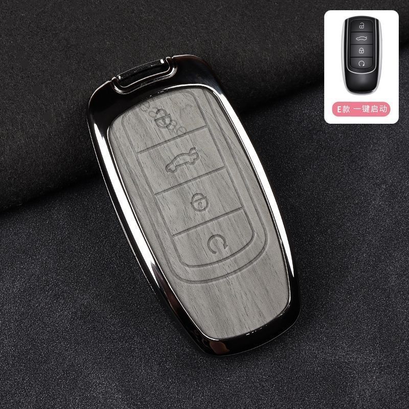 Alloy Style Car Key Case Cover Shell For Chery Tiggo 7 4 8 Pro Jaecoo J7 J6 J8 Omoda 5 9 C5 C9 E5 Ebro S800 S700 Phev Key Chain