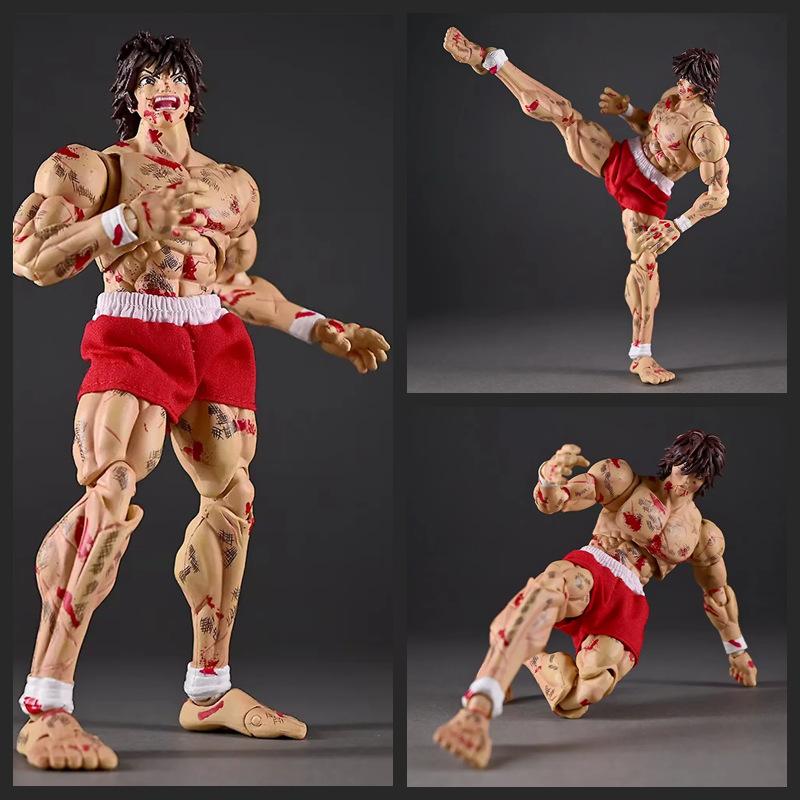 1/12 Son Of Ogre Baki Hanma Baki Venue Exclusive Version Action Figures Desktop Ornament Doll Boy Toy Surprise Durable Gift Collectible