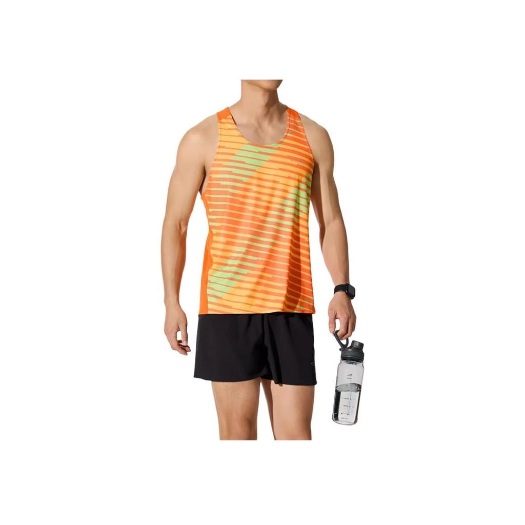 Anta Bequemes ärmelloses einfaches Tanktop Atmungsaktive schnelltrocknende Shorts Fitness-Set Herren Activewear 952525201-2
